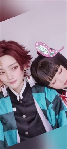 kanao x tanjiro cosplay #anime #kimetsunoyaiba #demonslayer #cosplay #drawingandassemblingdemonslaye