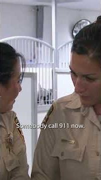 Woman In Jail: “Somebody Call 9-1-1 Now!” #viral #emergency #jail #arrested #911