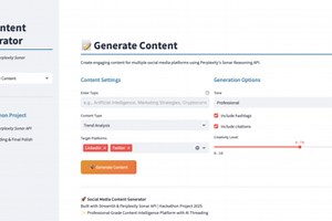 AI-Powered Social Media Content Generator