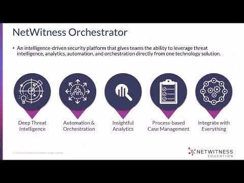Webinar - NetWitness Orchestrator