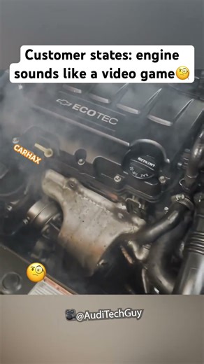 Engine sounds like a video game🧐 #shorts #fyp #mechanic #engine #carrepair #car #enginefailure