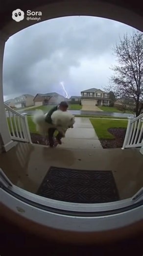 ⚡🐾 HE WAS SUPPOSED TO DIE TODAYLIGHTNING MISSED BY SECONDS — HIS DOG SAVED #animals #viralvideo