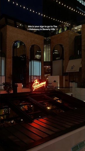 The Hideaway Restaurant in Beverly Hills