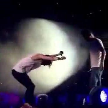 One Direction smashing Naughty Boy Piñata