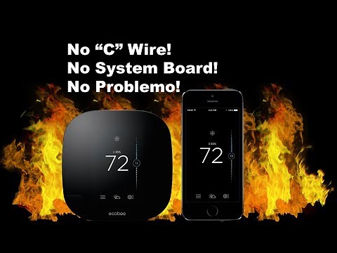 Old Furnace + No C Wire = Ecobee 3 Lite Installation Hack