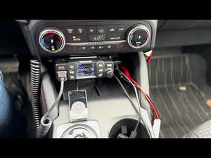 Non-destructive Radio Car Mount (with Retevis RT95)