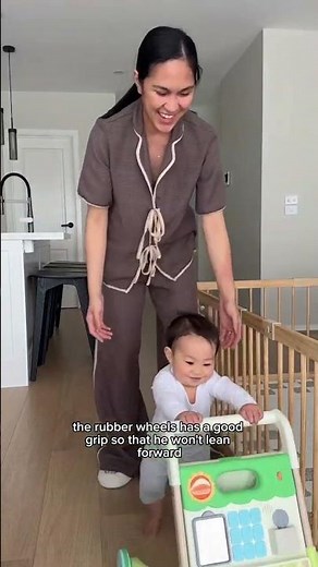 Is your baby older enough for our Farmstead Grow Along 5 in 1 Activity Walker? 🍎
