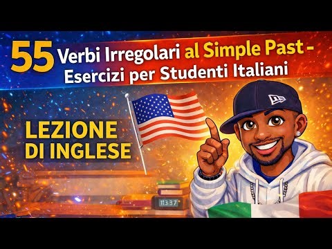 55 Verbi irregolari Simple Past e Past Participle : pratica, pausa e migliora