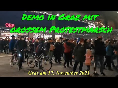 DEMO GRAZ mit großem PROTESTMARSCH am 17. November 2021
