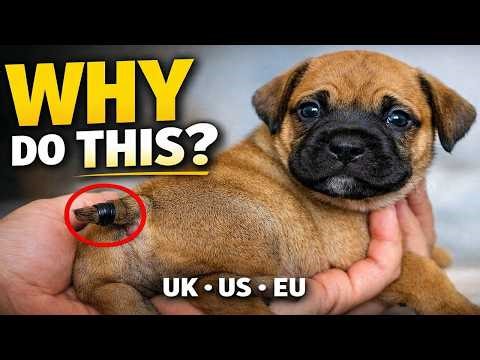 Boerboel Puppies Tail Docking by Rubber Band Method