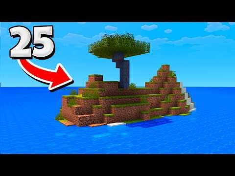 Top 25 Best Survival Island Seeds for Minecraft 1.21!
