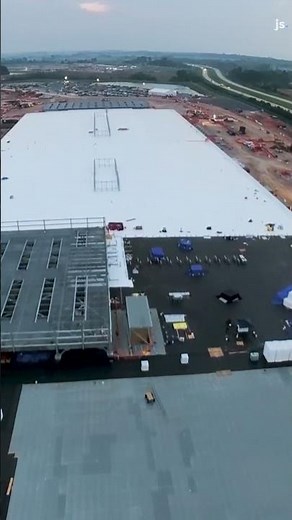 New drone video shows growth of Port Washington AI campus