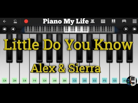 Little Do You Know Piano Tutorial | Alex-Sierra | Piano Instrumental | Perfect Piano | Piano My Life