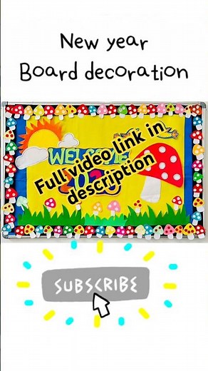 New Year Bulletin Board Ideas: best for Your Classroom | New year board decoration | display board
