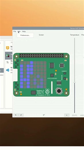 Impressive Raspberry Pi Sense Hat Simulation #raspberrypi #trixie #raspberrypi5 #sbc #tech #rpi