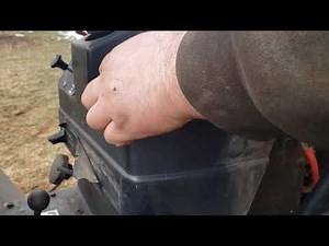 Craftsman II Garden Tractor 18 hp Kohler twin throttle cable removal and reinstall