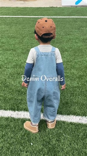 Stylish Kids Denim Overalls for Adventurous Play