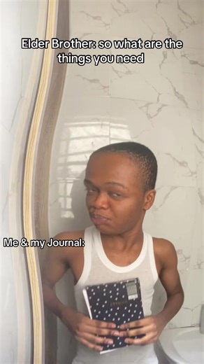 I appear with my journal 😂😭 #fyp #viralvideo #relatable #siblings #Buckethead