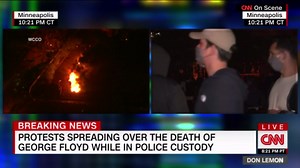 CNN's Sara Sidner: 'Zero' police presence as precinct burns