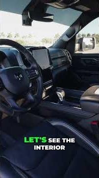Hurricane Engine: 1000HP Stock? RAM TRX Interior Secrets REVEALED! #shorts