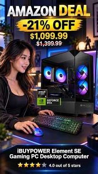 iBUYPOWER Element SE RTX 3050 Gaming PC Overview