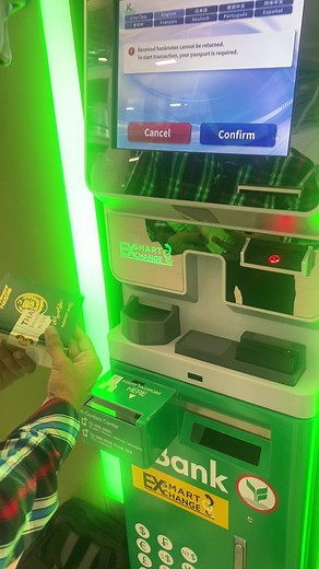 1.1M views · 9.8K reactions | Currency Exchange Machines In #bangkok #thailand #innovation in pakistan we should also use such machines to control fraudulent activities #foryou #fyp #fypシ #travel #thailandtourism#thailandtrip #reelsvideoreelsfb #reelsvideo #shorts #facebookvideo | Ahmed Osama Tahir- AOT | Facebook