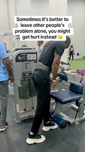 Sometimes it’s better to leave other people’s problems alone, you might get hurt instead 🤧 #reels #gym #fyp #ibelieveicanfly | Mathews Tonga Jr.