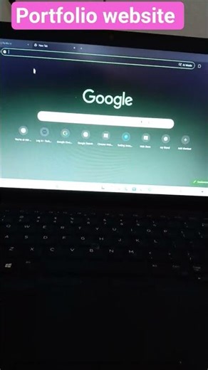 Portfolio website using html css and js #coding #webdesign #programming #webdevelopment
