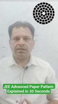 Understand the JEE Advanced paper pattern quickly. Know about MCQ and numerical questions