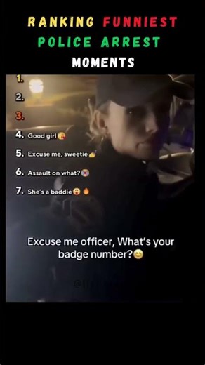 Ranking funniest police arrest moments