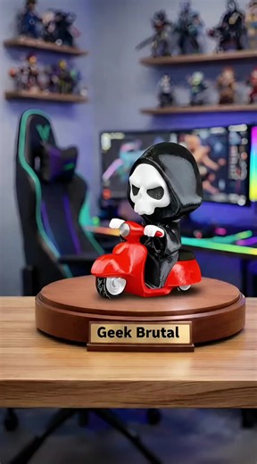 💀🏍️ Caveira Motoqueira 3D — Geek Gamer para Setup Leve mais personalidade, atitude e estilo geek para o seu setup gamer com a Caveira Motoqueira 3D 🖤🔥 Um boneco decorativo criativo que chama atenção de longe e transforma qualquer mesa, estante ou ambiente gamer. Produzido em impressão 3D, com ótimo acabamento e visual marcante, é perfeito para quem curte cultura geek, decoração diferenciada e itens que fogem do comum 😎✨ Ideal para setups gamers, presentes criativos ou colecionadores. Quanti