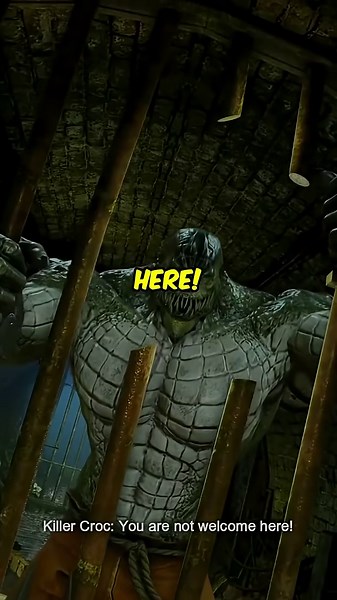 Uncovering the Secret Batman and Killer Croc Dialog in Arkham City #batmanarkham #batmanarkhamcity