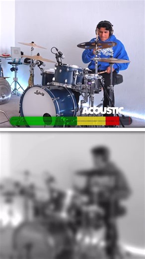 Alejandro Sifuentes | Acoustic Drum Set VS Low Volume Drum Set 🥁🤫 I put a mic on the left side of the studio and this was the result, the noise difference is... | Instagram