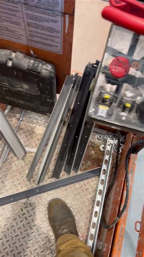 POV: Installing new ceiling grid & ceiling tile 🔨🚧 #trending #viralshorts #construction #viral