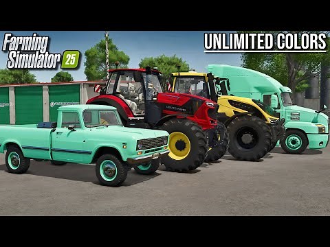 New Mod - Unlimited Color Configurations (Farming Simulator 25)