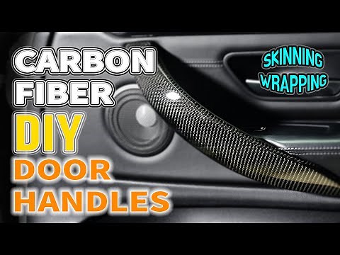 How to Change your Car Interior to Real Carbon Fiber (Carbon fiber Skinning/Wrapping) [DIY]