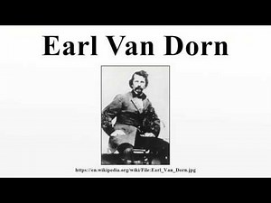 Earl Van Dorn