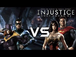 Injustice Gods Among Us - Classic Vs New 52 couples with Lore & Skins