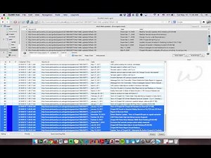 an example of web scraping using OutWit Hub