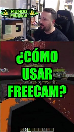 How to use Free Cam? #minecraft #minecrafttutorial #minecraftbuilding #minecraftmemes #gaming