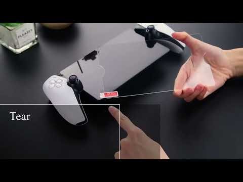 Tutorial for Installing Screen Protector on PlayStation Portal Remote Player.
