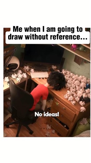 me when I am going to draw without reference... #relatable #fyp