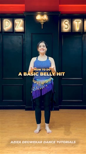 Basic Belly Hit | Tutorial 2 | Aziza Degwekar | Belly Dance | Stepz Studio
