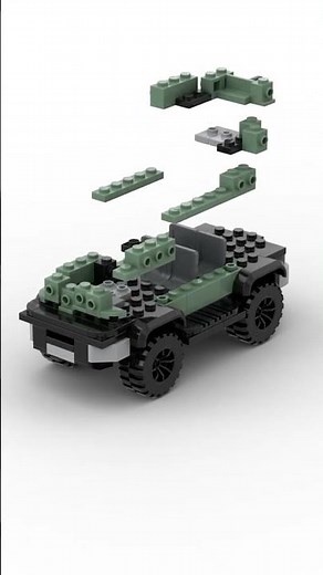 LEGO TOYOTA FJ Cruiser TRD MOC #shorts