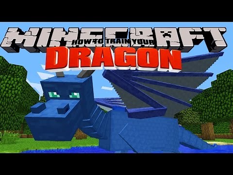 Minecraft - HOW TO TRAIN YOUR DRAGON - Splash the Water Dragon [2]
