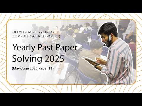 2025 Paper 1 MJ/11 | O Level Computer Science 2210 | Score Full Marks