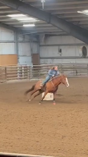 One of my favorite things about going to a barrel race is spending time outside with Junior. I ride mostly at night which means 99% of the riding I do is in an indoor area (which I am beyond grateful to have access to, I couldn’t ride as much as I do without it). But the days when I can ride out under Montana’s Big Sky in a wide open field are something truly special. And finally nailing our second barrel and running a new PR made it even more perfect 🩵 #barrelracing #westernlifestyle #barrelho