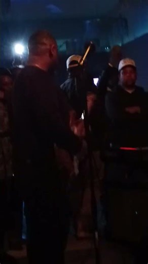 Nisan Stewart playing the "colD reklaW Laker Snare drum" w Jubu Smith at the NAMM jam after party