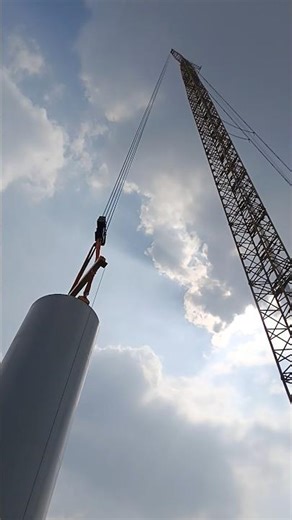 T1 erection done #bidar #dailyvlog #wtg #karnataka #india #envision