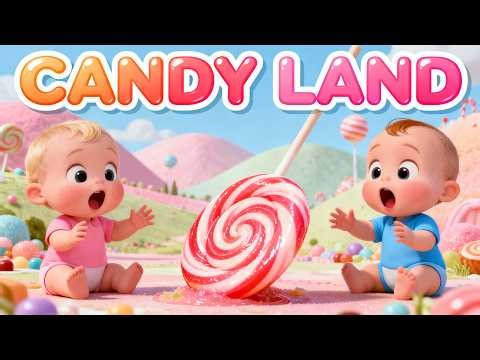 Candy Land Sweet Adventure 🍭 Baby Song | Kids Songs with Pink and Blue